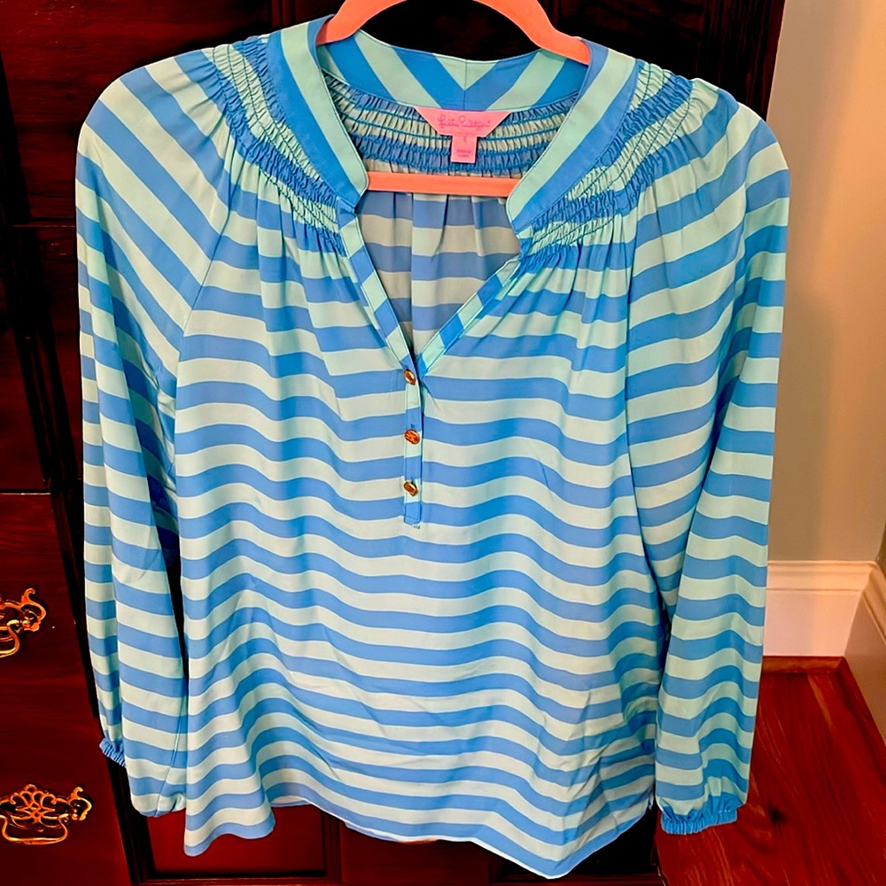 Lilly Pulitzer silk Elsa size S